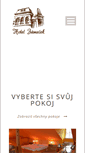 Mobile Screenshot of hotelzamecek.cz