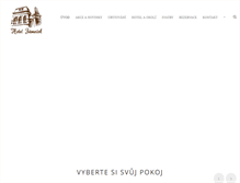 Tablet Screenshot of hotelzamecek.cz
